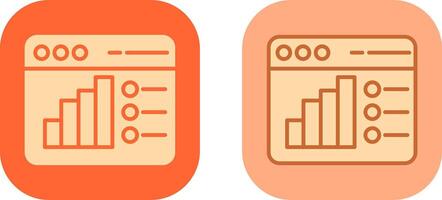 Web Analysis Icon vector