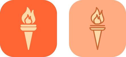 Museum Torch Icon vector