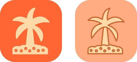 Coconut trees Icon vector