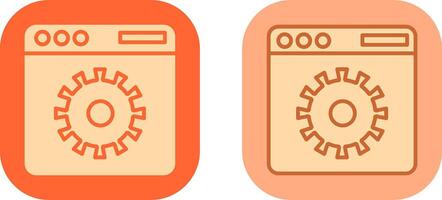 Website Settings Icon vector