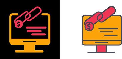 Link Sales Icon vector