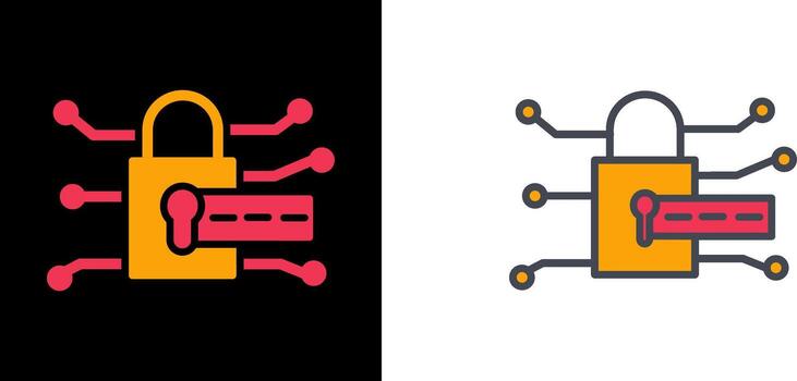 Passcode Lock Icon vector