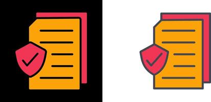 Secure Document Icon vector