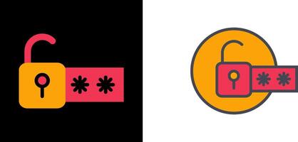 Passcode Lock Icon vector