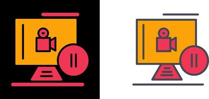 Pause Button Icon vector