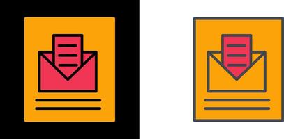 Mail Open Icon vector