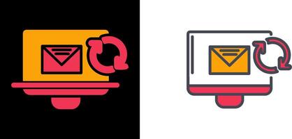 Refresh Mail Icon vector