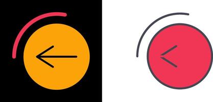 Back Button Icon vector