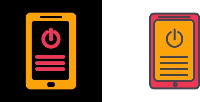 Shutdown Button Icon vector