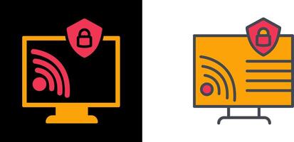 Wifi Security Icon vector