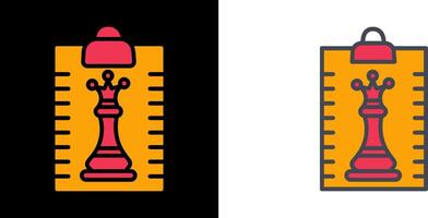 Clipboard Chess Icon vector