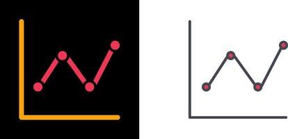 Line Chart Icon vector