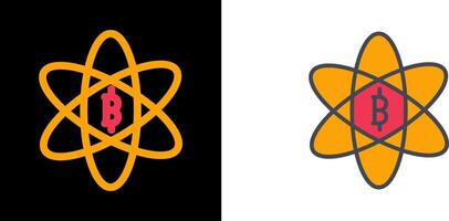 Bitcoin Science Icon vector
