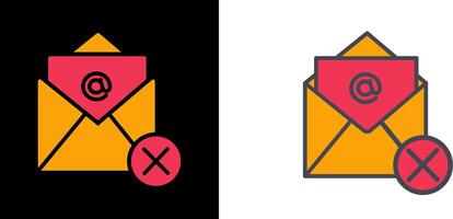 Not Accepted Icon vector