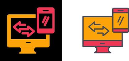 Data Synchronization Icon vector