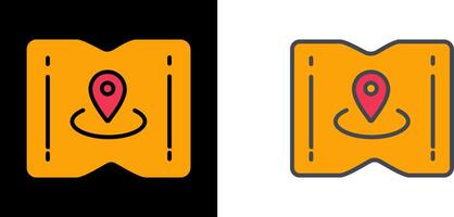 Map and Location Icon vector