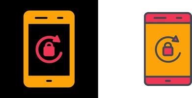 Portrait Orientation Lock Icon vector