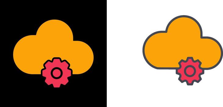 Cloud Computing Icon vector