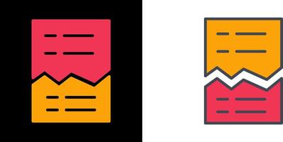 Corrupted List Icon vector