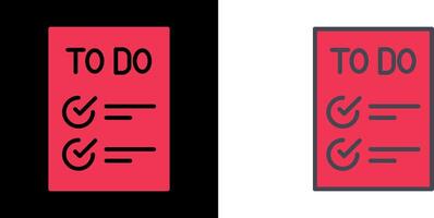 Today to Done CheckList Icon vector