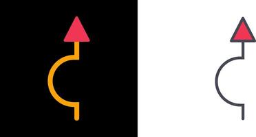Arrow Pointing Up Icon vector