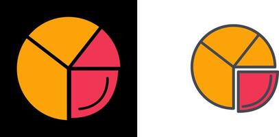 Pie Chart Analysis Icon vector