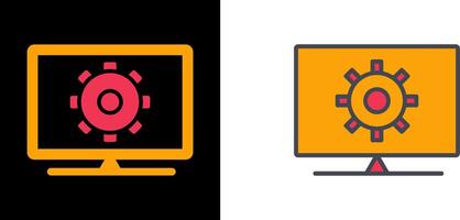 Computer Settings Icon vector