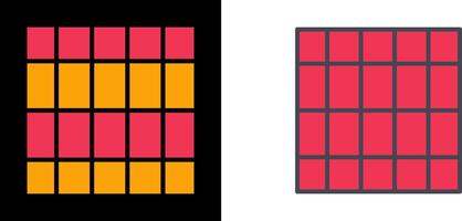 Table of Rates Icon vector