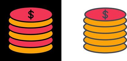 Stack of Coins Icon vector