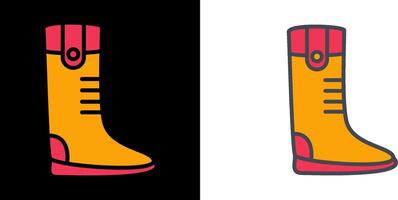 Long Boots Icon vector