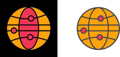Globe III Icon vector