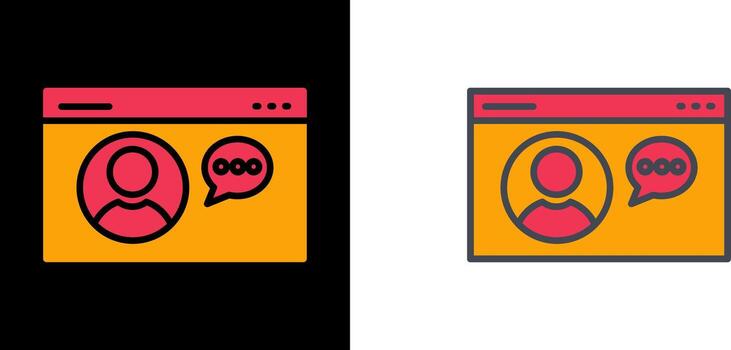 Web Support Icon vector