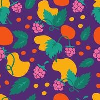 Raspberry colorful abstract seamless pattern vector