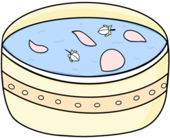 Water splashed from the water bowl png
