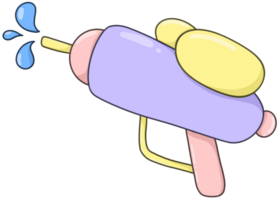 Water guns for use during the Songkran festival png