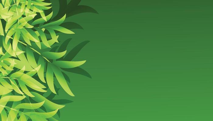 Abstract Geometric modern with Leaf wave Green color background for template, poster, flyer design. illustration