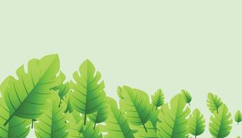 Abstract Geometric modern with Leaf wave Green color background for template, poster, flyer design. illustration vector