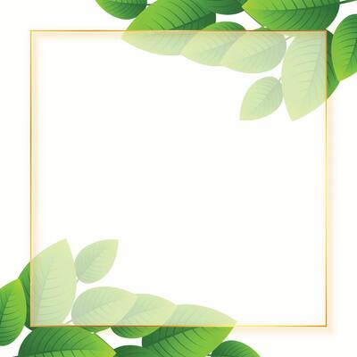 Summer greenery design card. Eucalyptus, spring greenery, sage plants. Wedding floral invitation background. Geometric golden art. Watercolor vintage frame. Elements are isolated and editable