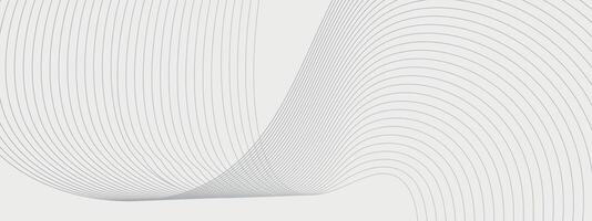 Technology abstract lines art, Abstract white blend graphics technology flowing wave lines background, wavy pattern and stylish line art, Modern white moving lines design element vector