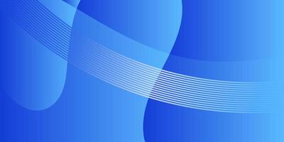 blue wave background with glowing lines vector