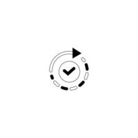 success icon. Linear busines simple symbol collection. illustration. Editable stroke. Checkmark icon set. vector