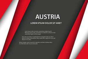 background with Austrian colors and free grey space for your text, Austrian flag, Made in Austria, Austrian icon and symbol vector