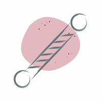 Icon Majorrete. related to Parade symbol. Color Spot Style. simple design illustration vector