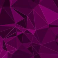 abstract pink purple background with triangles and glowing lines vector