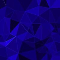 abstract blue background with triangles and glowing lines vector