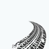 abstract racing tire tracks print marks background vector