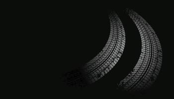 abstract racing tire tracks print marks background vector