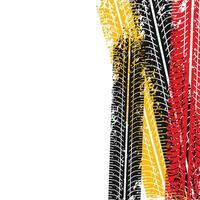 abstract racing tire tracks print marks background vector