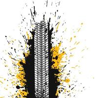 abstract racing tire tracks print marks background vector