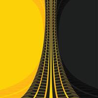 abstract racing tire tracks print marks background vector